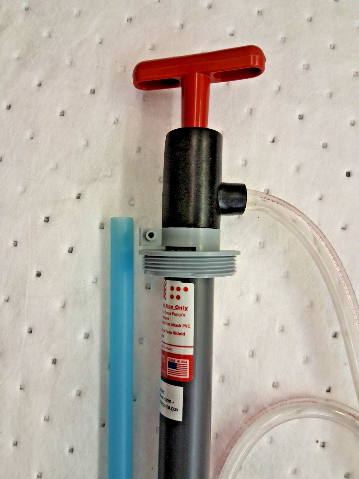 Beckson PVC Hand Operated Transfer Pump 9/16" Outlet MP1848S