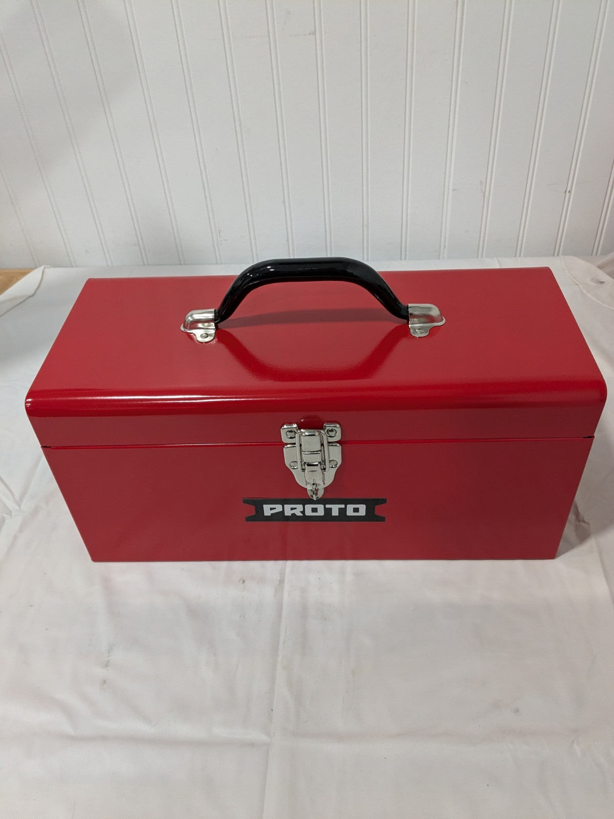 Proto Steel Tool Box: 1 Drawer, 1 Compartment 14" W x 6-1/2" D x 6&quo