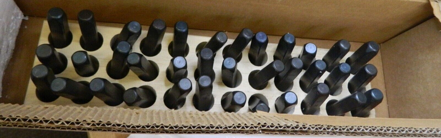 C.H. HANSON Heavy-Duty Stamp Set: 1/2 Character, 36 pc 21631