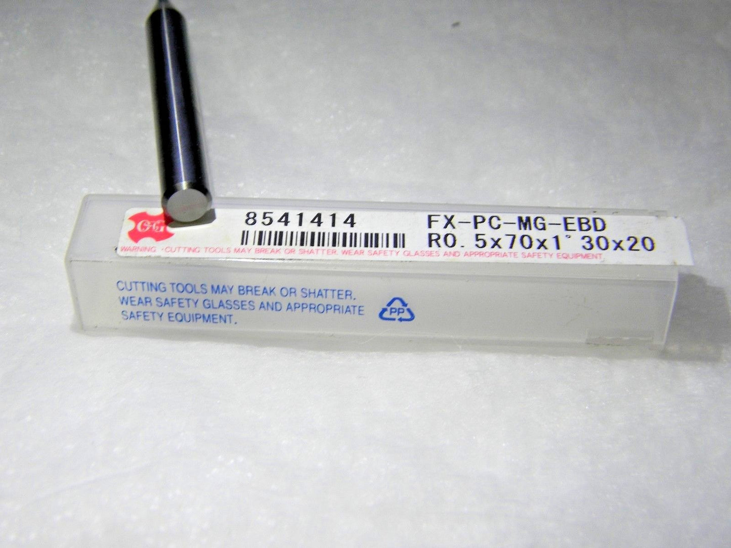 OSG Carbide Center Cutting Ball End Mill FX-PC-MG-EBD W R0.5 X 1 X 70  8541414