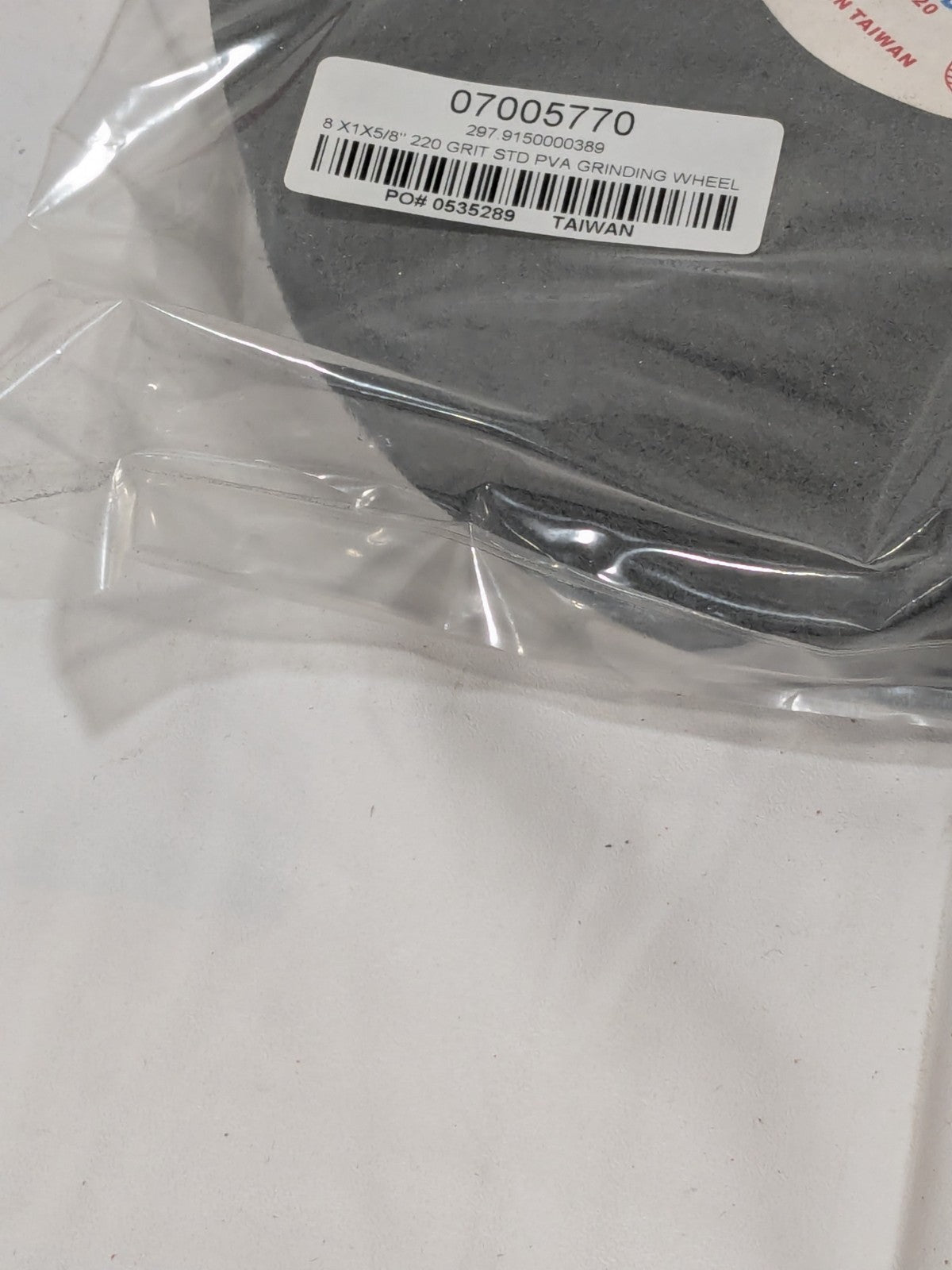 STD PVA GRINDING WHEEL 8" X 1" X 5/8", 220 GRIT 07005770