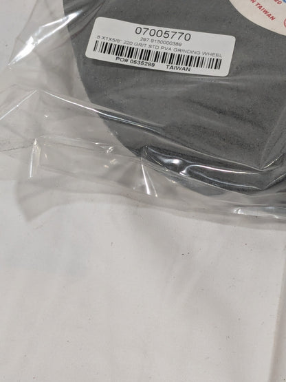 STD PVA GRINDING WHEEL 8" X 1" X 5/8", 220 GRIT 07005770