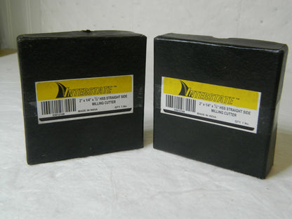 Interstate Straight Tooth Side Milling Cutter 2" Dia x 1/4" Width Qty