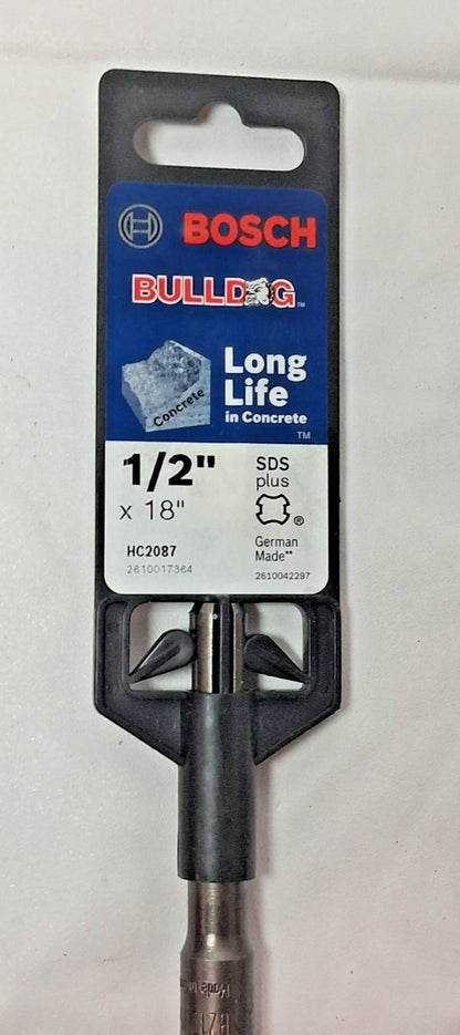 BOSCH QTY3 Carbide-Tipped Rotary/Hammer Drill Bits 1/2" Dia SDS+ Shank HC2087