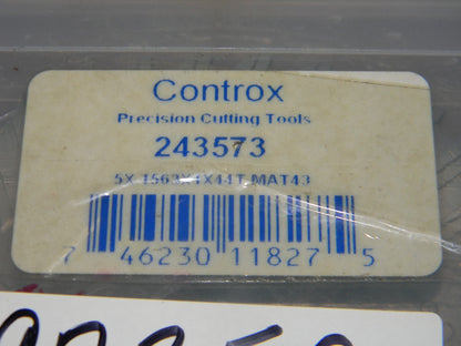 Controx 5" x 0.1563" x 1" Straight 44T Cobalt Saw Blade 243573