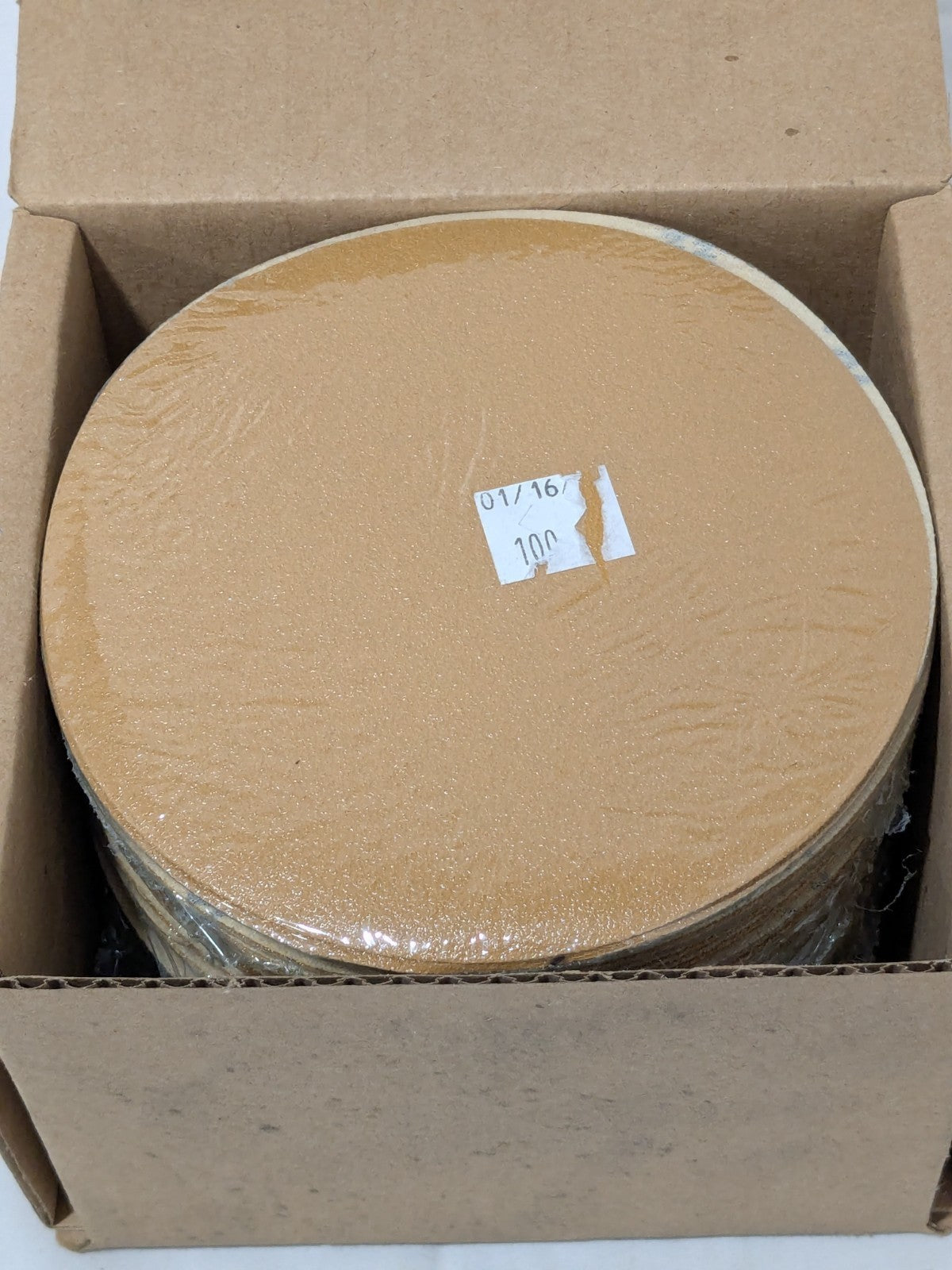 Hook & Loop Disc: 5" Dia, 100 Grit, Coated, Aluminum Oxide Qty 100 809775-06915