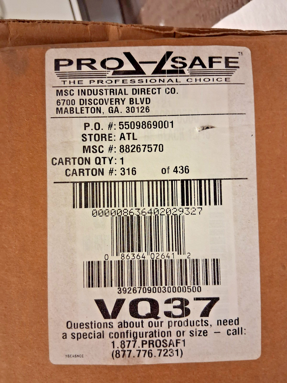 Pro-Safe Beveled Edges Anti-Fatigue Mat 5ft L 3ft W 1" thick 88267570