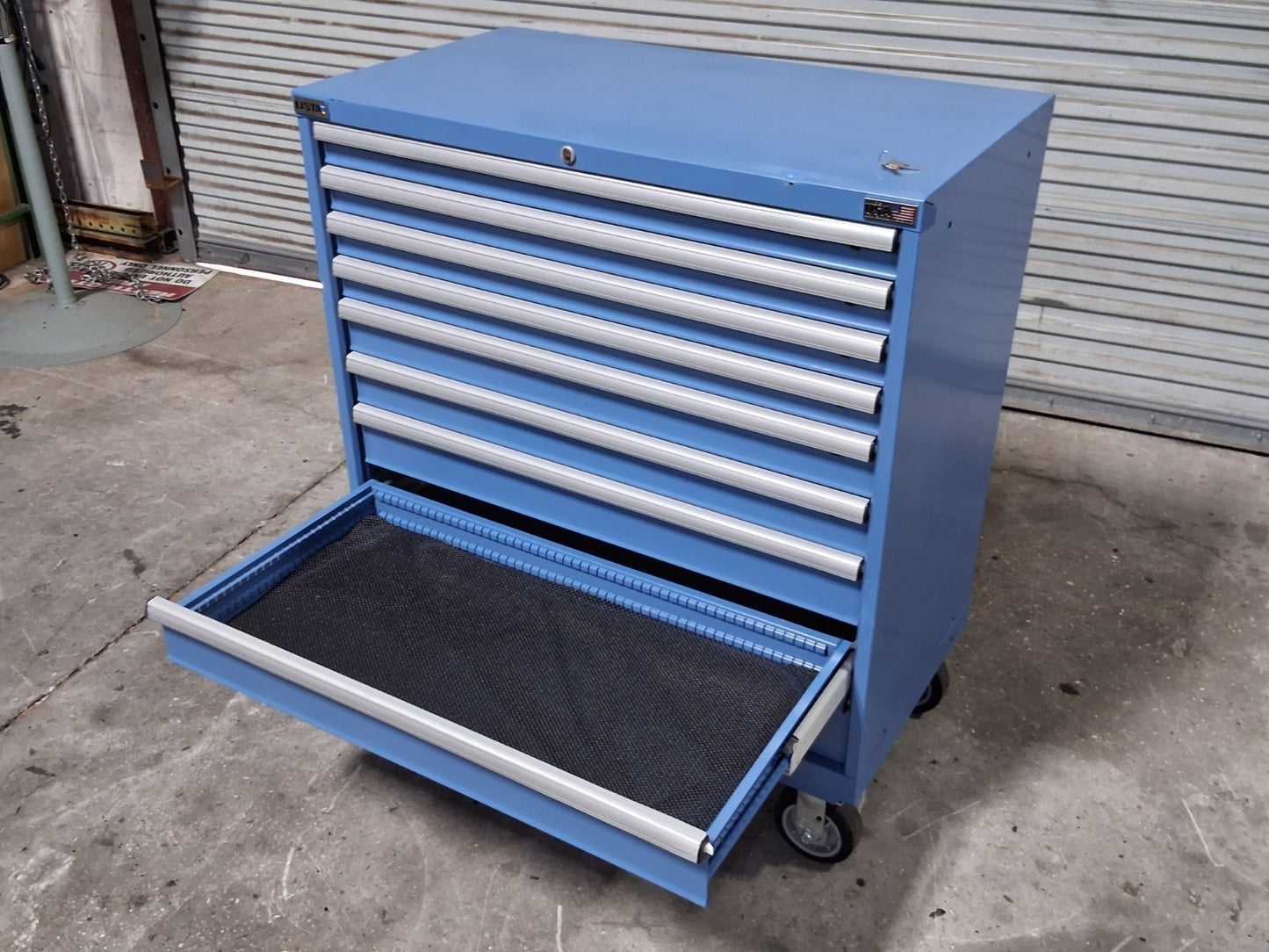 Lista Mobile Modular Storage Cabinet 9 Drawer 47 x 40 x 22 Scratch N Dent