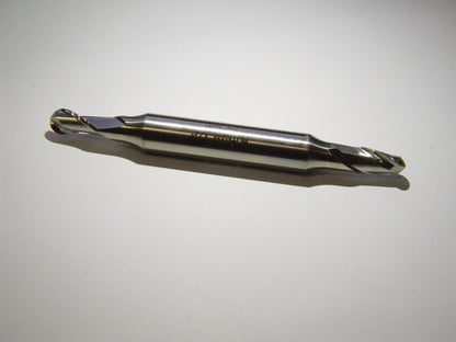 Putnam Tool Ball-Double End Mill SR-10 1/4" x 3/8" x 2-7/8" HSS 9