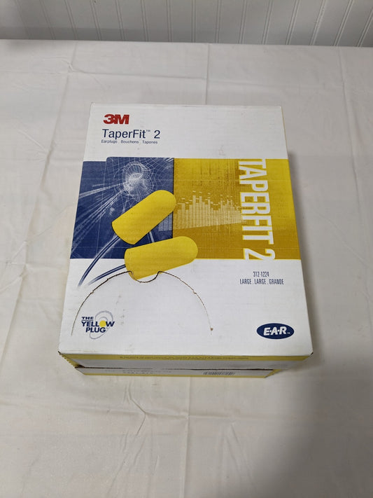 3M TaperFit 2 Corded Earplugs 200 Pairs 312-1224