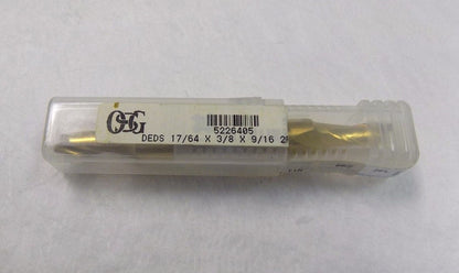 OSG Square End Mill Cobalt 17/64" x 9/16" x 3/8" x 3-1/8" 2FL 5226405