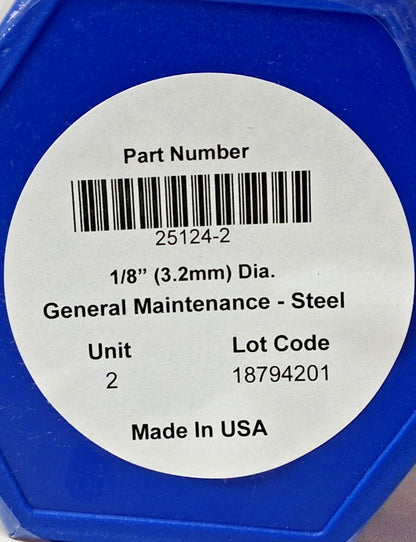 QTY4 Mild Steel Stick Welding Electrodes 1/8" Dia Series 25120 25124-2