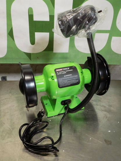 OEM Tools 6" Bench Grinder w/ Light 3400 RPM 1/3 HP 120v 80058 Parts / Repa