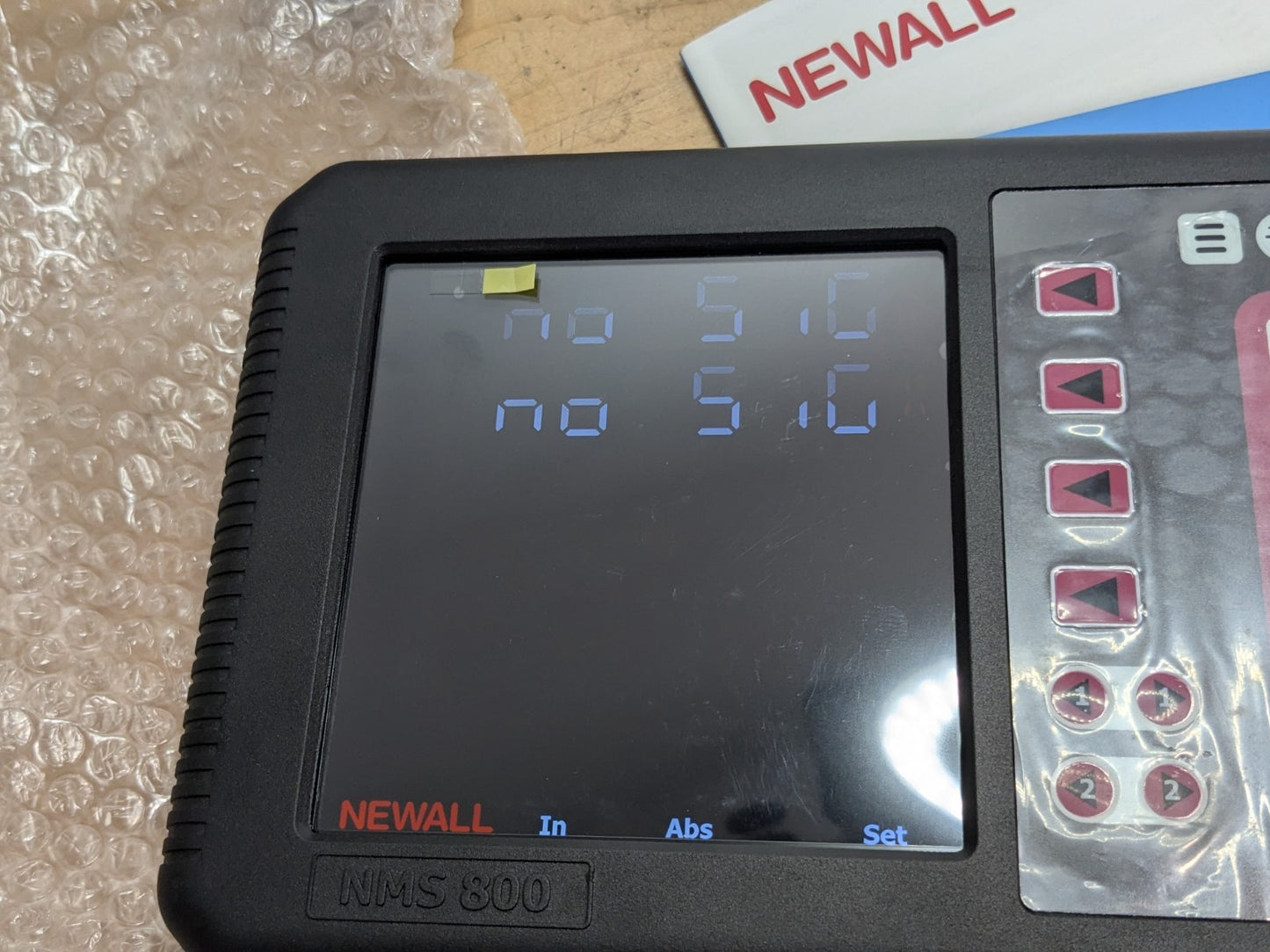 Newall 2-Axis Digital Radout (DRO) Color Display Counter NMS8021100S10