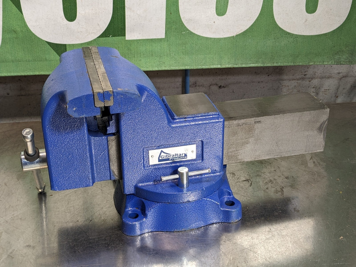 Gibraltar Bench Vise w/ Swivel Base 8" Jaw Width 8" Opening Capacity