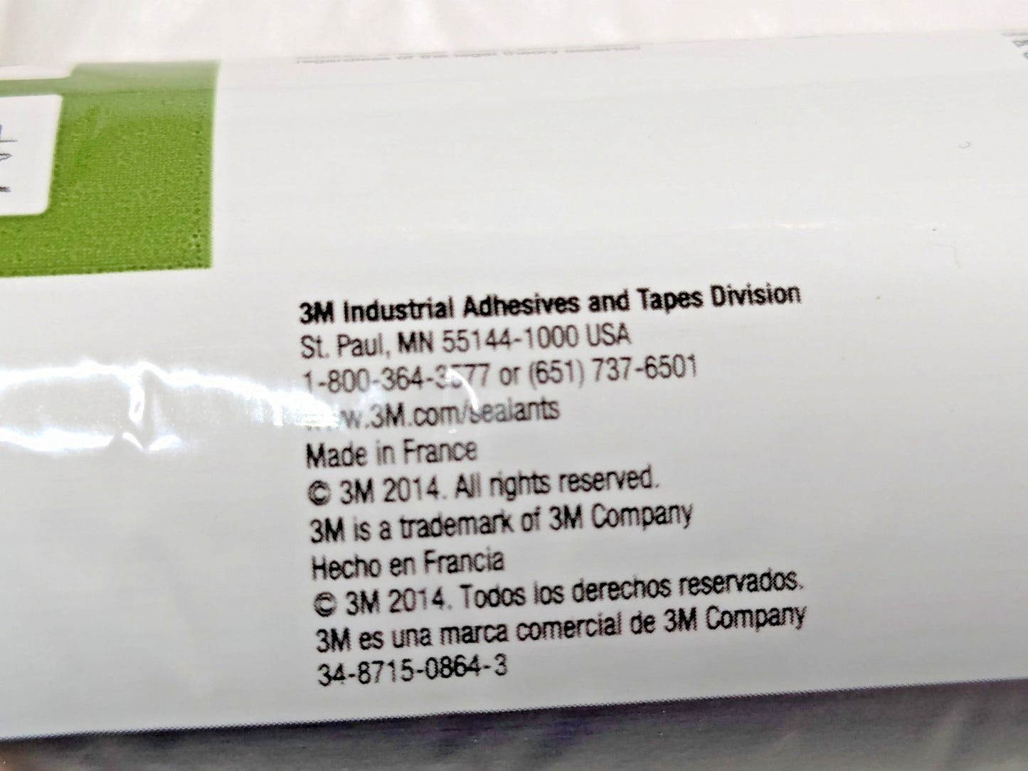 3M 740 Hybrid Sealant Gray 600ML/20.2OZ Sausage Tube w/Cap 62-5275-3932-4