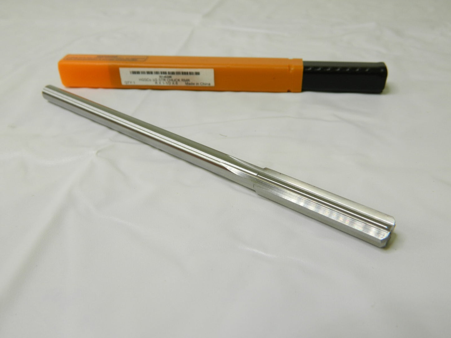HERTEL Chucking Reamer: 0.339″ Dia, 6″ OAL, 1-1/2″ Flute Length 30145346