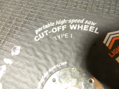 Cut-Off Wheel: Type 1, 14 Dia, 1/8 Thick, Aluminum Oxide Qty 5 KP9328