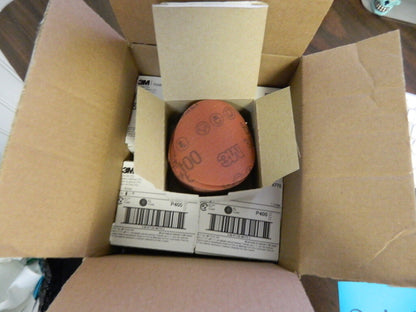3M 86770, Hookit Film Disc 375L, P400, 3 in x NH, Die 300V, 7100106635 QTY 250