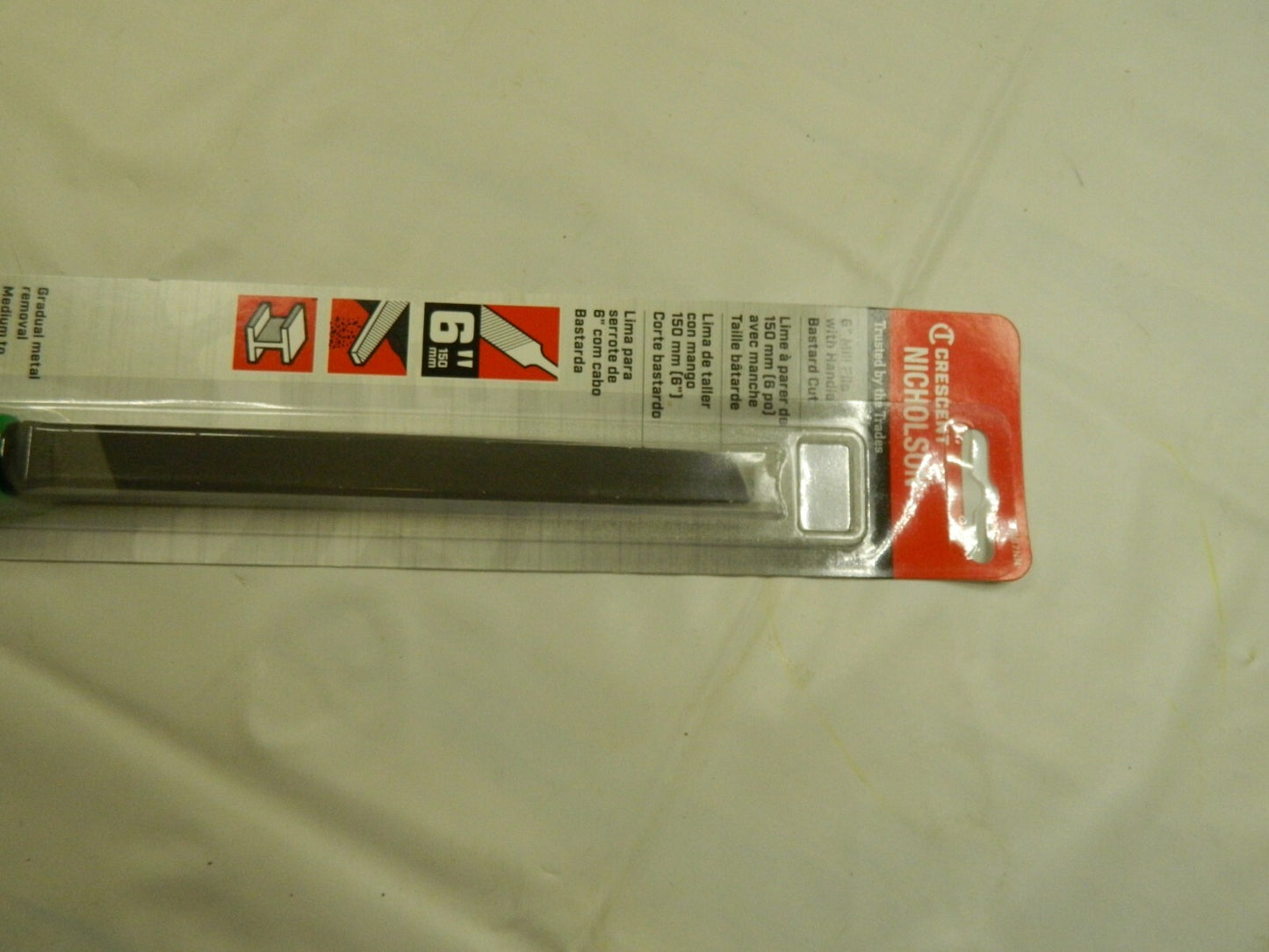 NICHOLSON American-Pattern File: 6 " Length, Mill, Single QTY2 21687NN