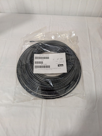 Parker Black Polyethylene Tube: 100' Long, 4mm I.D. EB-6X1-0100-DUP
