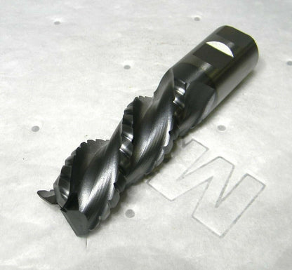 Cleveland Twist Drill Cobalt Roughing End Mill 1-1/4 Dia LH 3 LOC 5.5L C40432