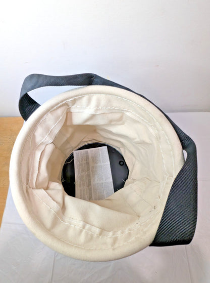 Klein Tools Canvas Bucket Wide-Opening Straight-Wall Molded Bottom 12" 5109