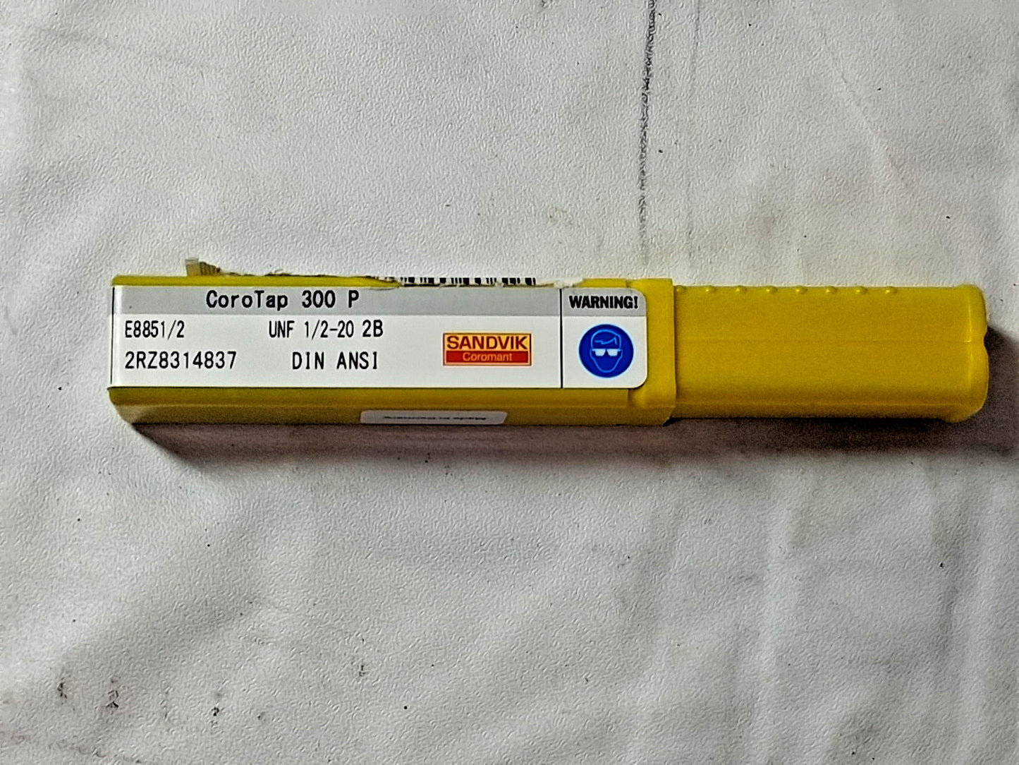 Sandvik Spiral Flute Taps Modified Bottoming Chamfer 1/2-20 UNF 4FL 49405566