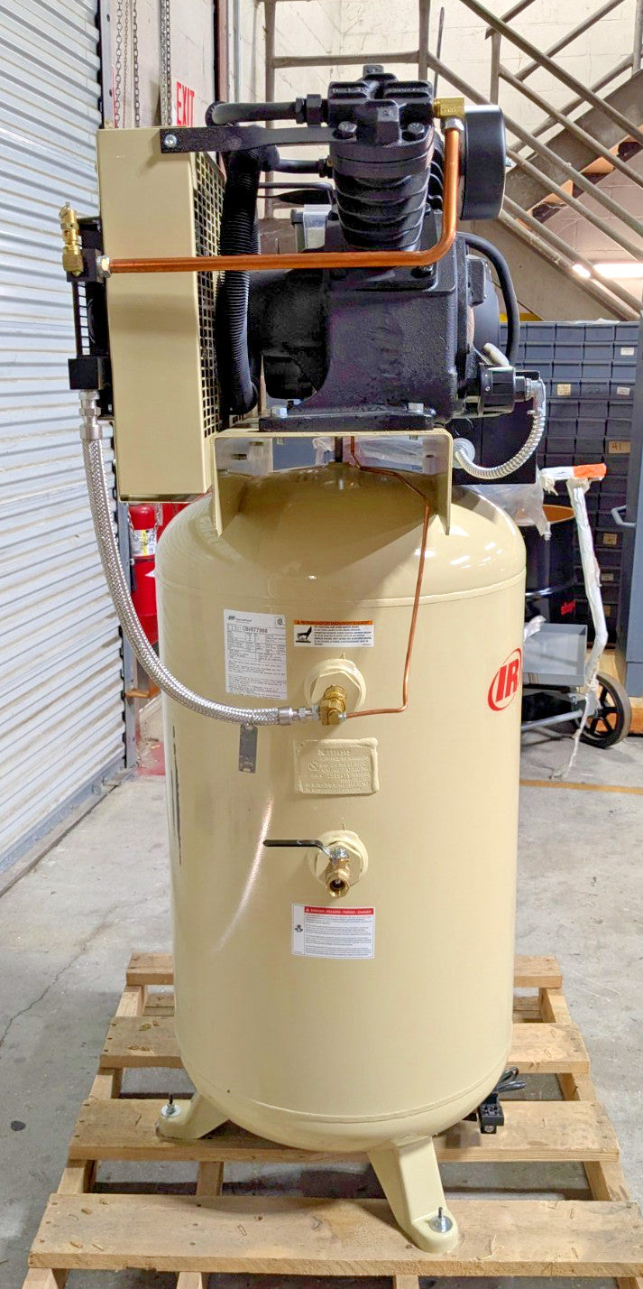 Ingersoll Rand 80Gal Air Compressor 2475N7.5-P  230V/1ph 7.5HP *New/Damaged*