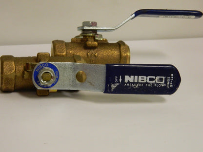 Nibco Bronze Ball Valves 600 WOG 1/4" Threading QTY 2  T-560-R-20