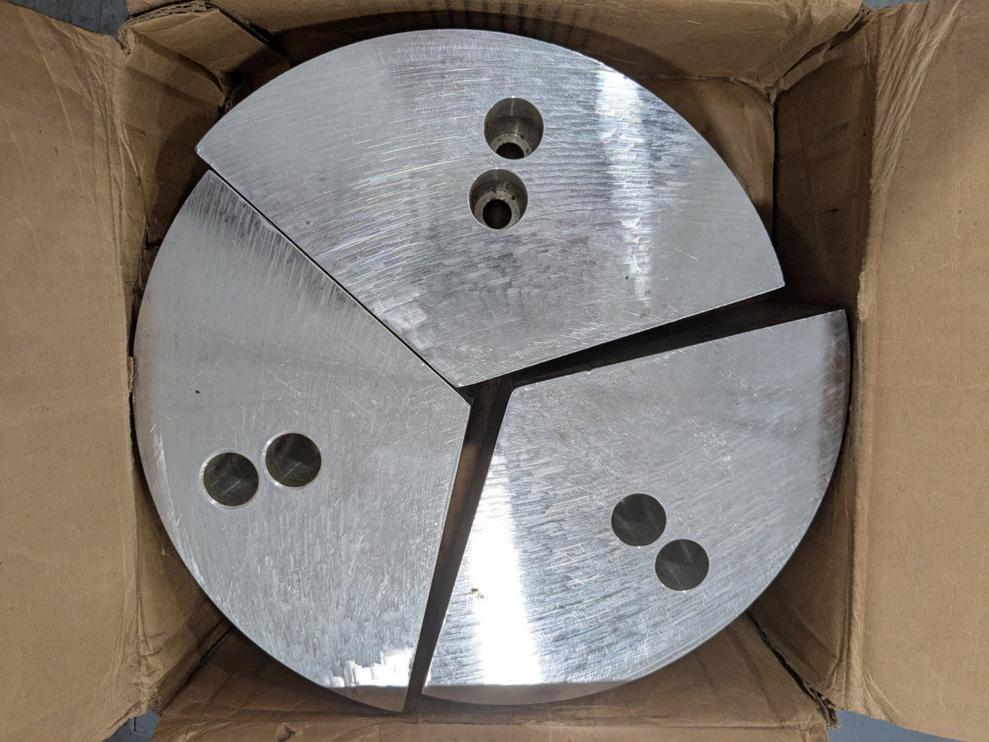 Abbott Workholding 3 Piece Serrated Pie Jaw Set 1.5 mm x 60 Degree KTT12P1
