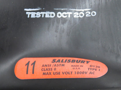 Salisbury Black Lineman Gloves Class 0 Low Voltage 11" Long Size 11 E011B/11
