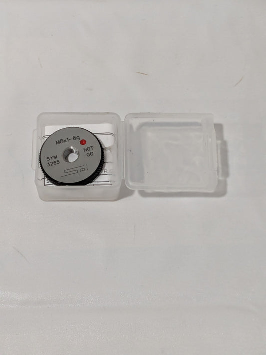 SPI Threaded Ring Gage: M8 x 1.00 Thread, Class 6G, No Go 34-480-4