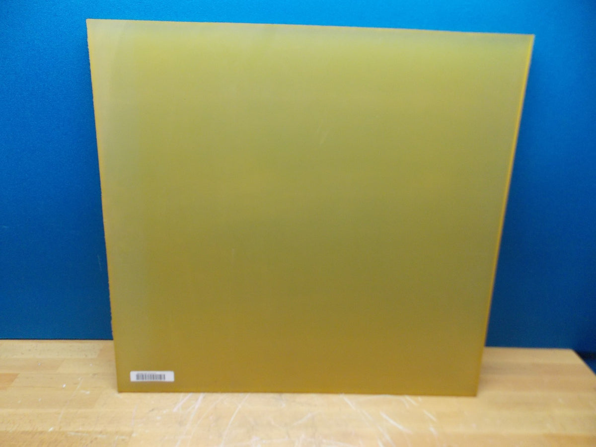 Professional Polyurethane Plastic Sheet 24" x 24" x 3/4" Natural