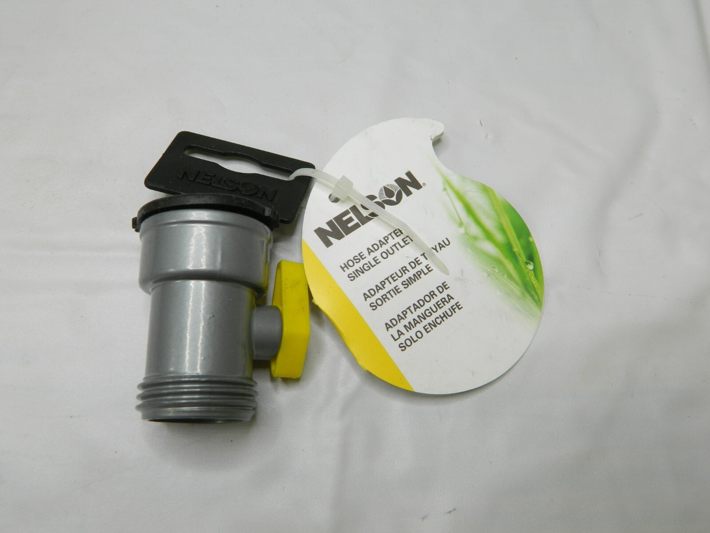 NELSON Garden Hose Shut-Off Valve: Female & Male, 3/4", Metal Qty 12 853014-1001