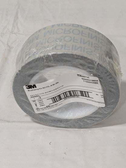 3M 372L Microfinishing Film 40 Mic 5 Mil 2" x 75' x 3" Roll 66735