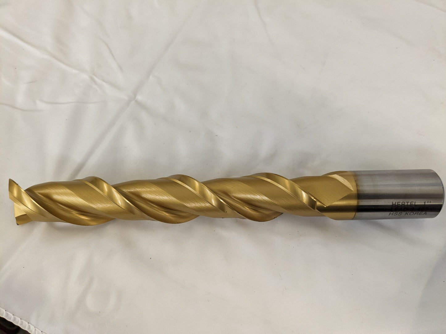 HERTEL Square End Mill: 1 Dia, 6 LOC, 2 Fl HSS GH072064
