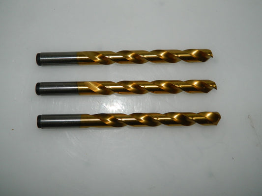 Viking Twist Drill 15/32" Jobber Length TiN Coated HD Cobalt QTY 3 79860