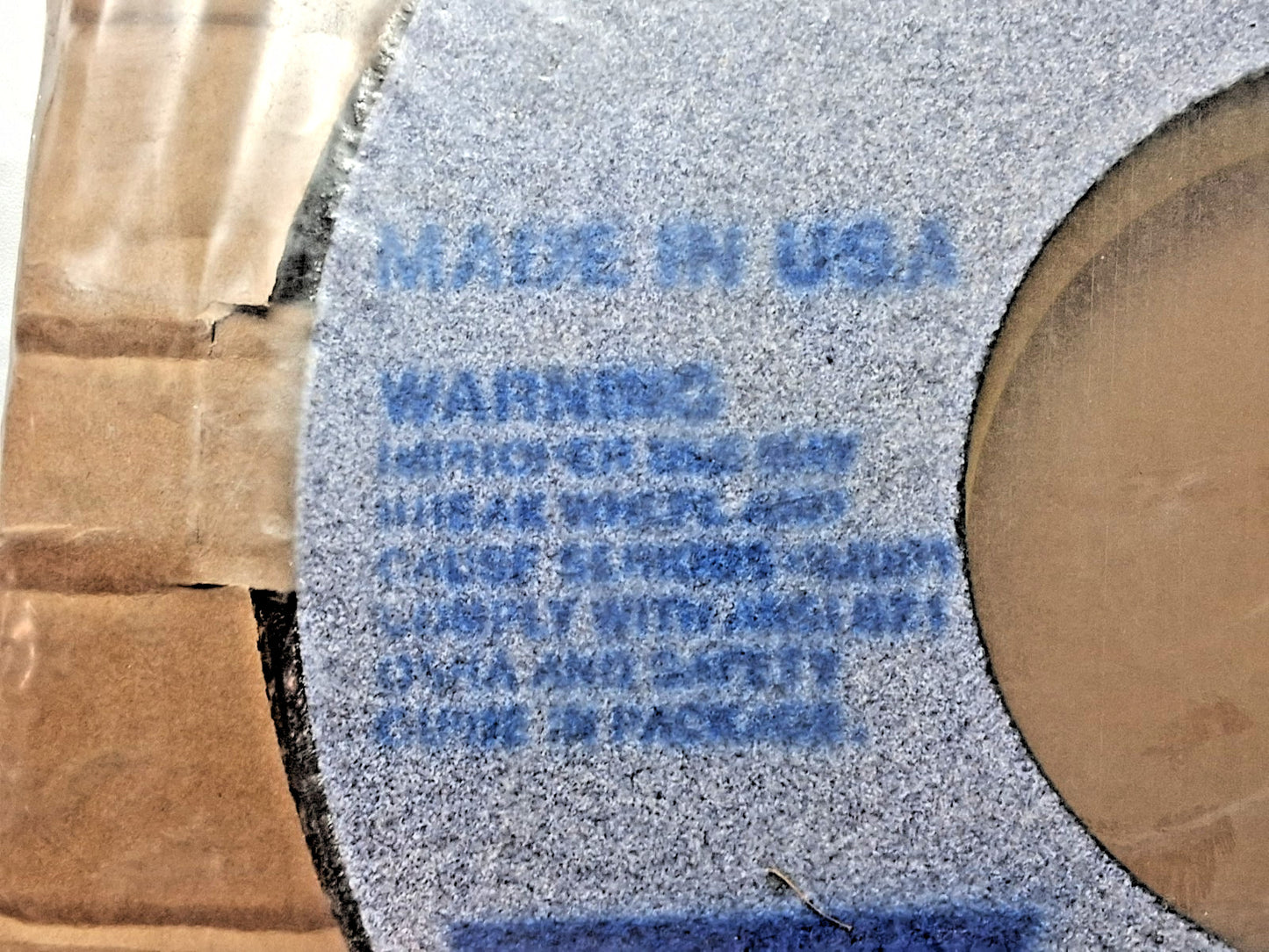 Norton Aluminum Oxide Grinding Wheel 6" Dia 46 Grit Type 6  66252838458