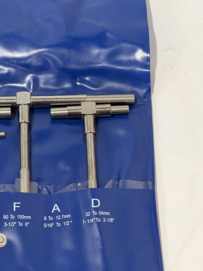 Telescoping Gage Set: 5/16 to 6″, 4 Pc 615-6610 INCOMPLETE