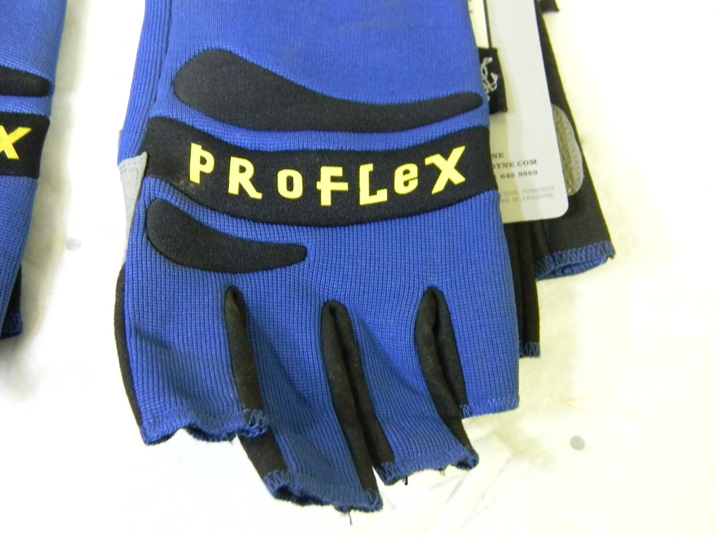 Ergodyne Sz L- 9 Synthetic Leather Work 3/4 Fingered Gloves Qty 4 Pairs  712