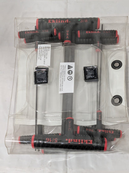 EKLIND 11 Piece T-Handle Ball End Hex Key Set 60811