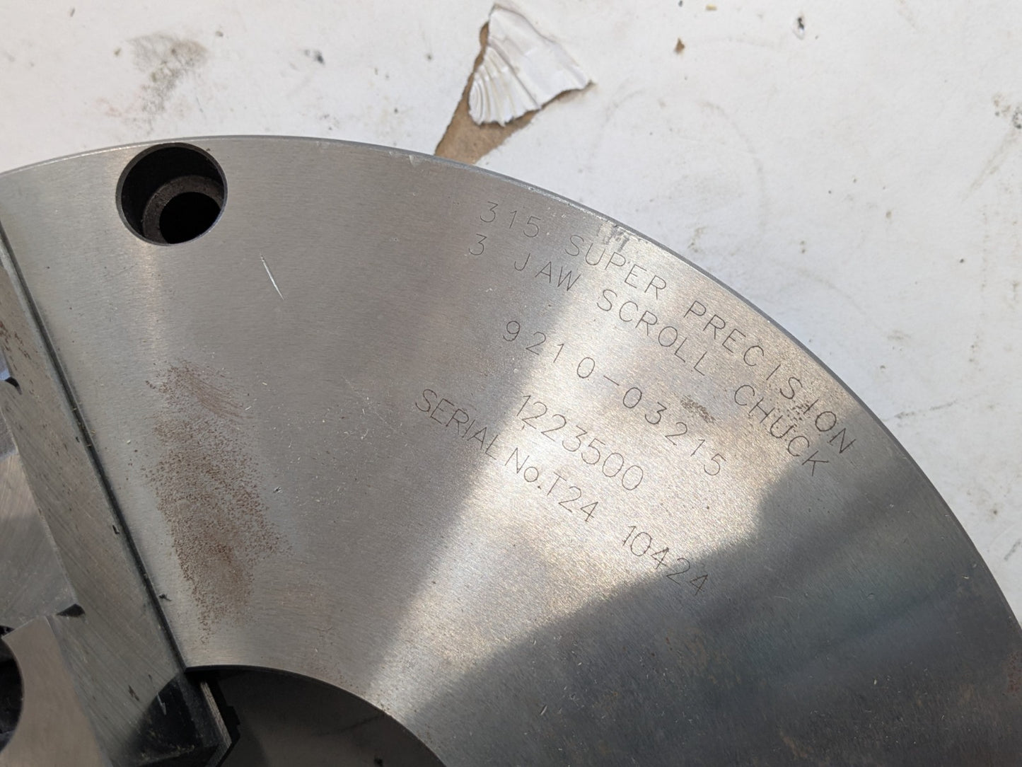 Pratt Burnerd Precision Lathe Chuck 3-Jaw Self Centering 12" Diameter 12235