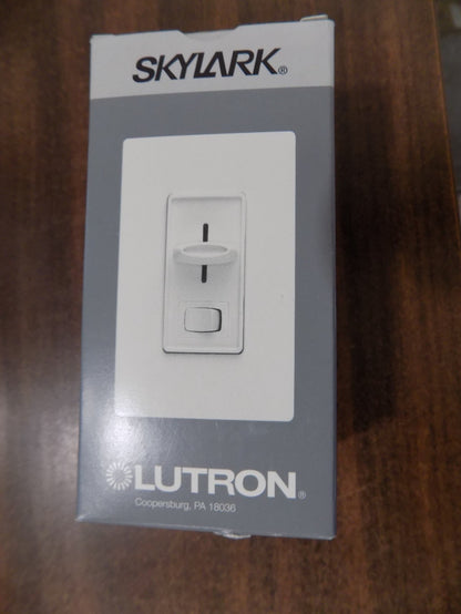 Lutron Skylark Slide Dimmer with Rocker Switch SF-10P-AL Almond