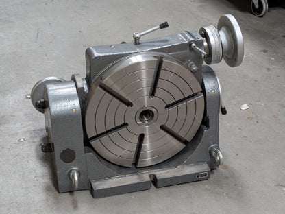 Phase II Precision Tilting Rotary Table 12" Diameter 4MT Center Taper 222-4