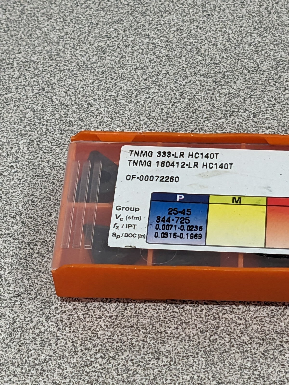 HERTEL Turning Insert: TNMG 333LR HC140T, Solid Carbide Qty 10 42802389