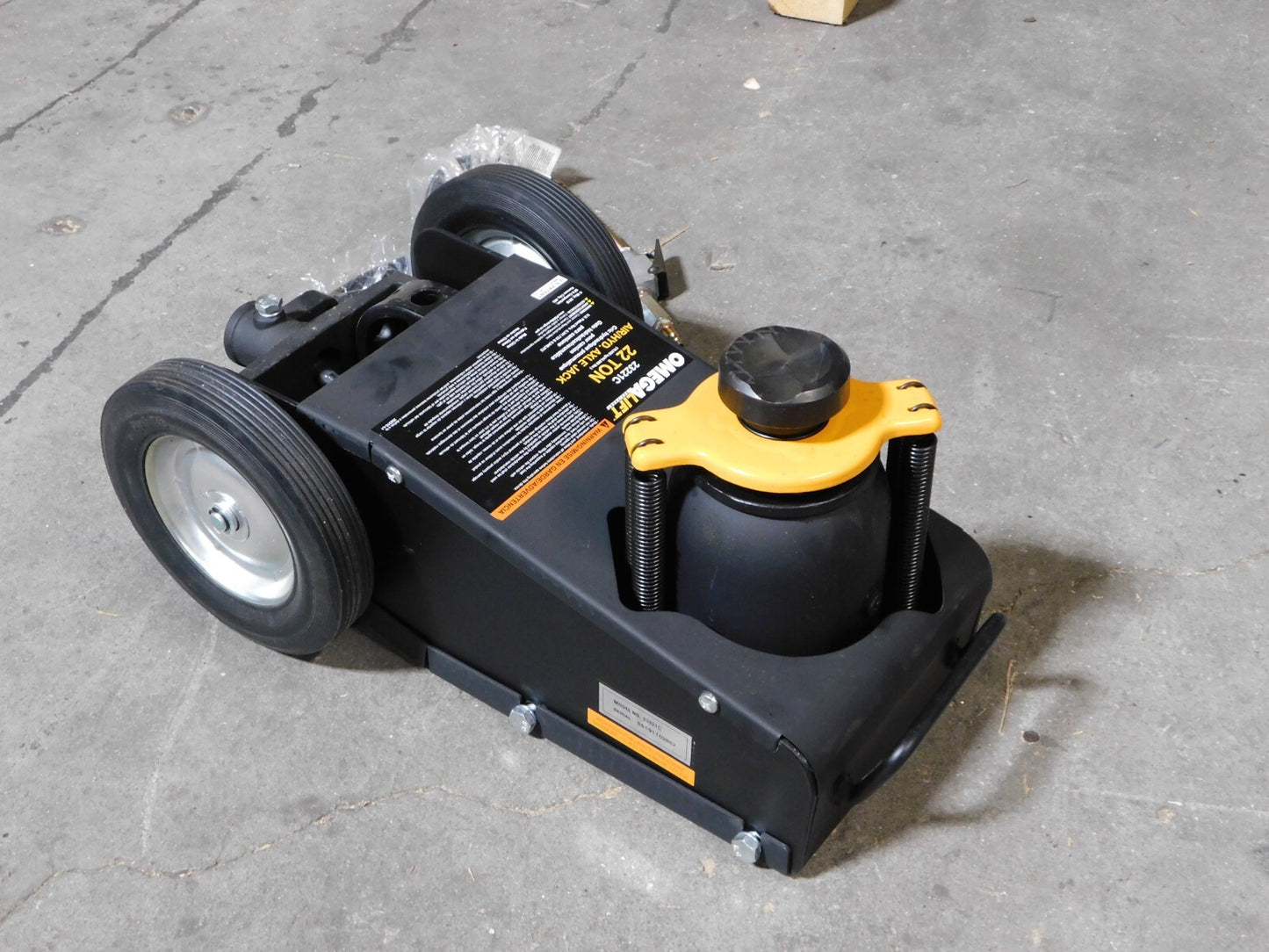 Omega Lift 22 Ton Capacity Air Lift Jack 9-7/8 to 20-1/4" H 23221C PARTS/REPAIR