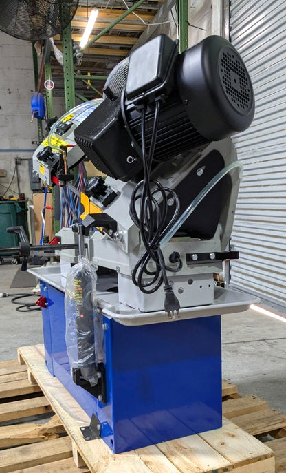 VECTRAX 9X16 Horizontal Bandsaw  Geared Head  220V  1HP  New / Ope