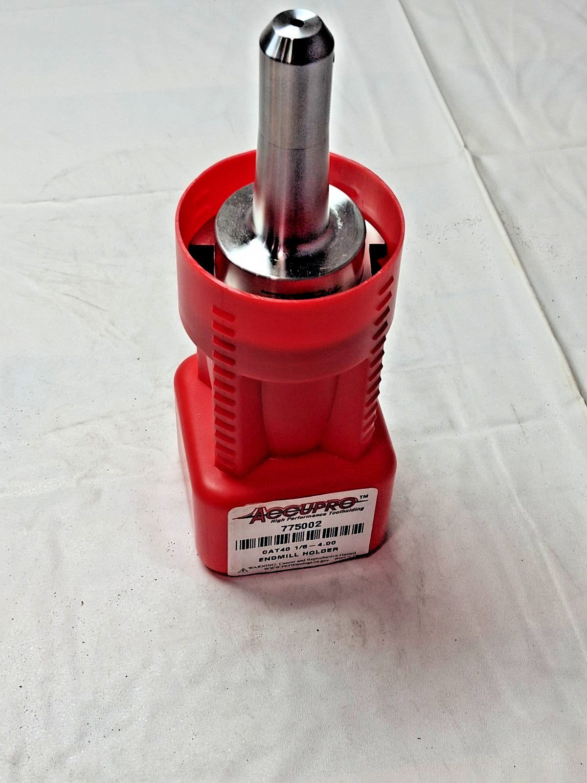 ACCUPRO CAT40 Taper Shank 1/8" Hole End Mill Holder 4" OAL 775002