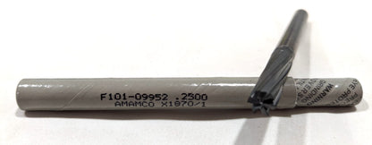 AMAMCO TOOL Slow Spiral Router Carbide 0.250" 6FL  1"LOC  3"OAL  F101-09952